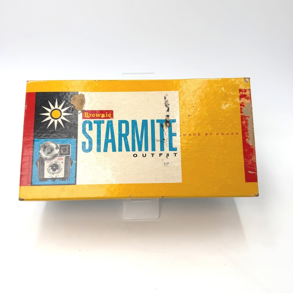 Vintage Kodak Brownie Starmite Camera Outfit 127‎ Film Dakon Lens Original Box